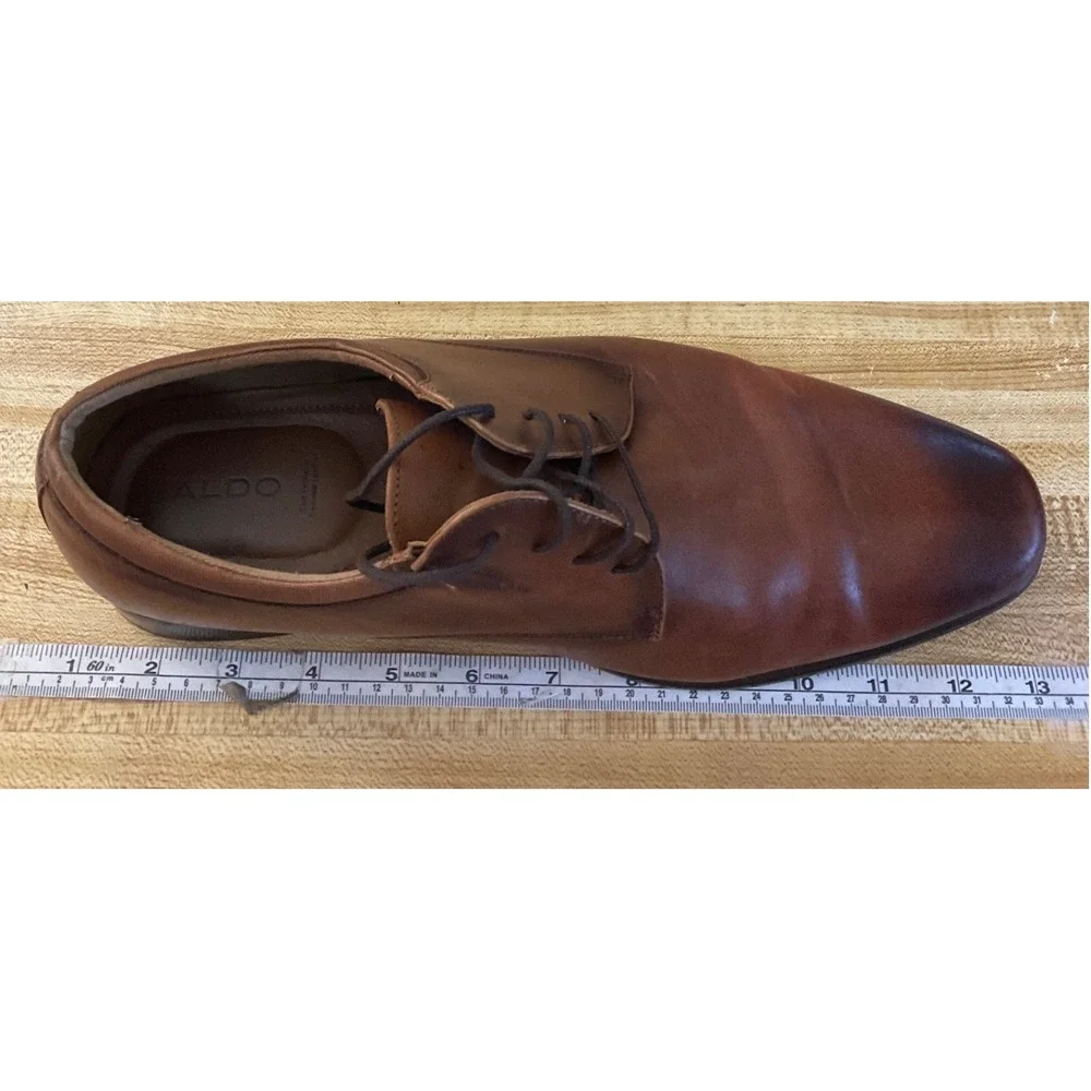 Aldo Leather Derby Shoes Business Casual Professional Classic Preppy Minimalist